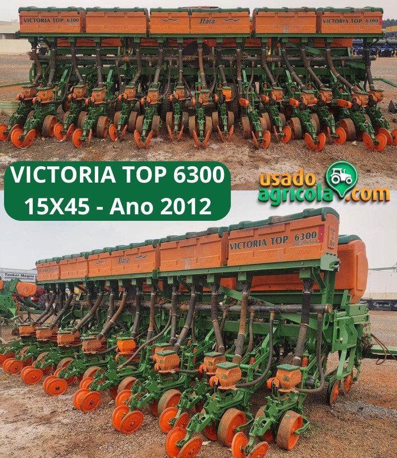 Plantadeira Stara, Victoria Top 6300 15X45, Ano 2012